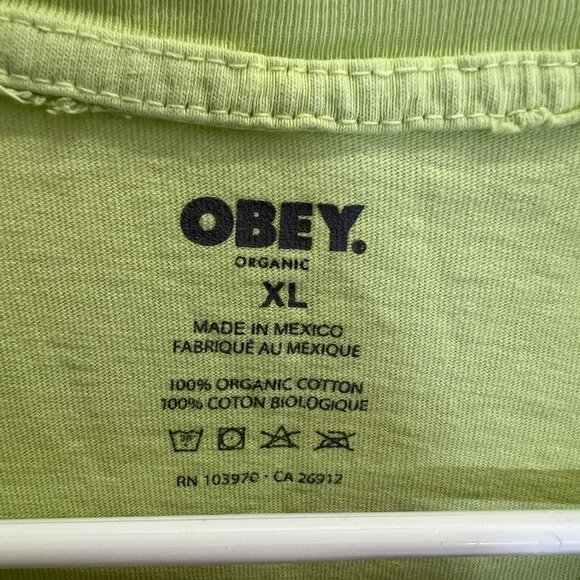 Obey 100% Organic Cotton Tee Shirt - Picture 2 of 6